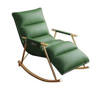 XDAWQP Poltrone reclinabili in pelle con schienale regolabile e poggiapiedi, poltrona ergonomica, sedia a dondolo imbottita, sedia moderna per soggiorno, tasca portaoggetti/stru