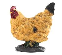 XDAWQP Statua Decorativa da Giardino a Forma di Pollo, Statuetta in Resina, Collezione di Galline e Galline in Stile Country Americano, per la casa, Statue da Giardino, Modello