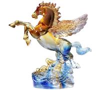 XDAWQP Statua di Cavallo per ricchezza, Statuette di prosperità, Simbolo di ricchezza e buona Fortuna, Decorazione per la casa. Attira ricchezza e buona Fortuna.