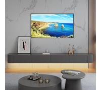 XDCXYD Mobile TV Sospeso Mobile TV Da Parete Consolle Multimediale Con Sportello Inferiore E Cassetto Mobiletti e armadietti(Grey,140 * 24 * 20cm)