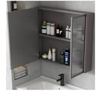 XDCXYD Mobiletto A Specchio Da Parete Semplice Con Pannello Posteriore(90 * 65cm)