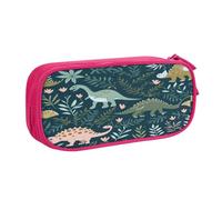 Xdcywbzdbc Astuccio a strati con stampa di dinosauri, spazioso e organizzato, grande borsa portaoggetti con scomparti, design elegante e funzionale, rosa, Taglia unica, Organizer per imballaggio