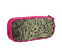 Xdcywbzdbc Astuccio a strati con stampa di dollari americani, spazioso e organizzato, grande borsa portaoggetti con scomparti, design elegante e funzionale, rosa, Taglia unica, Organizer per