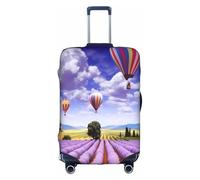 XDCYWBZDBC Copertura elastica per bagagli da viaggio con mongolfiera color lavanda Custodia per bagagli Tao18-32 pollici Copertura per bagagli con cerniera Antis antigraffio antipolvere Fissaggio e
