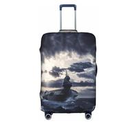 XDCYWBZDBC Copertura elastica per bagagli da viaggio gigante Nave nucleare Custodia per bagagli Tao18-32 pollici Copertura per bagagli con cerniera Antis antigraffio antipolvere Fissaggio e smontaggio