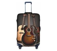 XDCYWBZDBC Copertura elastica per bagagli da viaggio per chitarra Tao18-32 pollici Copertura per bagagli con cerniera Antis Scratch Dust Tight Fissaggio e smontaggio rapido, bianco, XL, Bagaglio a