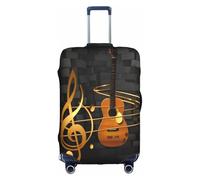 XDCYWBZDBC Custodia elastica per bagagli da viaggio per chitarra Tao18-32 pollici Copertura per bagagli con cerniera Antis antigraffio antipolvere Fissaggio e smontaggio rapido, bianco, XL, Bagaglio a