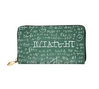 XDCYWBZDBC Formule Forme Teoria Matematica Lezione Parola Signore Lungo Portafogli Viaggio Portafogli Porta Carte di Credito Portafogli Cerniera Grande Capacità Portafogli Biglietti da Visita Moda