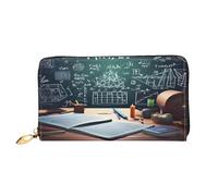 XDCYWBZDBC Formule Forme Teoria Matematica Lezione Parola Signore Lungo Portafogli Viaggio Portafogli Porta Carte di Credito Portafogli Cerniera Grande Capacità Portafogli Biglietti da Visita Moda