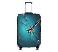 XDCYWBZDBC Galaxy Animal Dragonfly Copertura elastica per bagagli da viaggio Custodia per bagagli Tao18-32 pollici Copertura per bagagli con cerniera Antis antigraffio antipolvere Fissaggio e