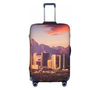 XDCYWBZDBC Las Vegas Sunset Copertura elastica per bagagli da viaggio Tao18-32 pollici Copertura per bagagli con cerniera Antis antigraffio antipolvere Fissaggio e smontaggio rapido, bianco, XL,
