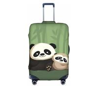 XDCYWBZDBC Simpatico panda ed elastico da viaggio copertura per bagagli custodia per bagagli Tao18-32 pollici copertura per bagagli con cerniera antigraffio antipolvere stretta fissaggio e smontaggio