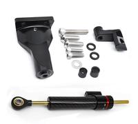 XDETGOK Ammortizzatore Moto Compatibile con Yamaha per YZF per MT25 2021-2023 Fxcnc 2023 2022 2021 Ammortizzatore Sterzo Motocicletta Kit Montaggio Staffa Ammortizzatori Stabilizzatori(Black)