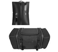 XDETGOK Borse da Sella Borsa Posteriore Universale Moto per R1200GS, 35-50 Litri, Grande capacità, Borsa da Viaggio, Borsa Laterale, Borse Laterali Portaoggetti(1 Set)