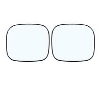 XDETGOK Vetro Sostituzione Compatibile con Mitsubishi per Pajero per Shogun V73 V75 V77 2000-2006 Lente Specchietto Retrovisore Auto OEM: MR387993 MR574728(Left And Right)
