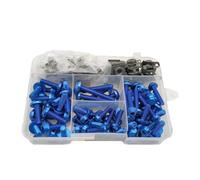 XDFYHUIB per CRF230F XR230 XR250 XR400 Assortimento Universale di Rondelle Dadi E Viti per Moto Parti di Aggiornamento Meccanico per Moto(Blue)