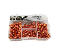 XDFYHUIB per CRF230F XR230 XR250 XR400 Assortimento Universale di Rondelle Dadi E Viti per Moto Parti di Aggiornamento Meccanico per Moto(Orange)