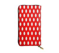 XDHFFJUCK Portafogli in pelle a pois eleganti da uomo con clip per soldi, portafoglio pieghevole, porta carte, banconote, portafoglio da viaggio, e-portafoglio, tasca per carte di credito, banconote e