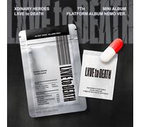 XDINARY HEROES LXVE TO DEATH 7° Mini Album PIATTAFORMA Ver/QR+Capsul 12...