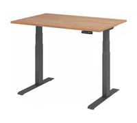 XDKB 12 G | Scrivania 120x80 regolabile in altezza elettrico Noce