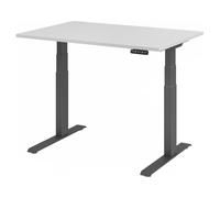 XDKB 12 G | Scrivania - Grigio 120x80 regolabile in altezza elettrico