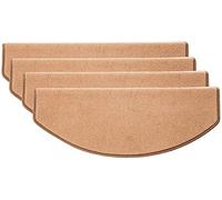 XDKS Pedate per Scale Tappeto 15 Pezzi, Tappetini per Tappetini A Toro 21x55 Cm Tappetini Antiscivolo per Tappetini per Scale Tappetino per Scale per Interni (Cammello)