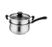 XDLEDMKIZ 1 Set di pentole per Latte, caffè, Latte e Cioccolata Calda, Mini vaporiera, pentola per brodo, pentola per Ramen e Noodles, scalda Burro, pentola Pratica per cucin