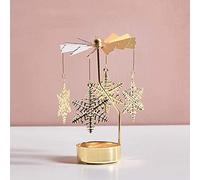 XDLEDMKIZ Candele da Tavolo, Applique per Candele, portacandele alla Moda, portacandele Girevole Romantico, Luce di Cavallo di Lusso, Ornamento da Tavolo per Cena, portacandele Vin