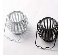 XDLEDMKIZ Candele da Tavolo, Applique per Candele, retrò, Decorazioni, 2 Pezzi di candelabro Creativo in Ferro portacandele da Appendere all'albero o al Muro Decorazione per la CAS