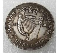 XDLiu Migliori Dollari D'Argento Morgan - Moneta Gallese della Corona Britannica Giorgio IV -Raccolta di Monete 1830 - Moneta Vecchia del Dollaro Argento