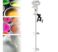 XDLYWUZIQ Agitatore Automatico, Agitatore Pneumatico da 55 Galloni 3/4hp Strumento per Miscelare Vernice per Agitatore d'Aria, Miscelatore con Staffa per Clip per Barilotto in Acciaio Inossidabile