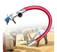 XDLYWUZIQ Macchina Portatile per Il Pompaggio di Cereali, Macchina per L'aspirazione di Cereali - Piccolo Trasportatore a Coclea per Uso Domestico per Varie Piccole Particelle di Cemento, Cereali 2M