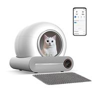 XDLYWUZIQ Vassoio per Lettiera per Gatti Autopulente,Deodorizzazione Ionica, Robot per Lettiera Automatica per Gatti Senza Raccolta, 9 Litri di Grande capacità/Lettiera per Gatti Multipli