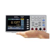 XDM1041 XDM1241 Multimetro digitale da banco 55000 conteggi Vero RMS LCD 3,5" Corrente Voltmetro Temperatura Multimetri tavolo Prove industriali(XDM1241-USB)