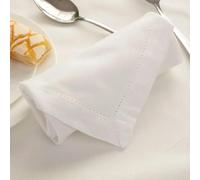 XDMING 12 Pezzi tovaglioli di Cotone e Lino tovagliette tovagliette da tavola tovaglioli Bianchi di Diverse Dimensioni sul Tavolo Ristorante dell'hotel 40x40 35x50 tovagliolo