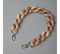 XDMING Accessorio per Borsa da Donna alla Moda Sostituzione Staccabile Blu Rosa Marrone Tracolla a Catena in Resina con Tracolla in Resina