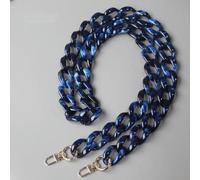 XDMING Accessorio per Borsa da Donna alla Moda Sostituzione Staccabile Blu Rosa Marrone Tracolla a Catena in Resina con Tracolla in Resina