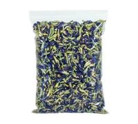 XDMING Orchidea Farfalla, Fiore di pisello Farfalla Blu Secco per Materiali pigmentati per tintura di Sapone