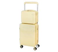 XDNHD 20/26IN GIALLO SHELLE HARD ESPPESTABILE PER CAUSE ON BAGO, TROLLEGGIO LEGGE, Compartimenti con cerniera, perfetti per le vacanze in famiglia