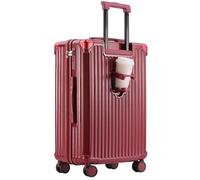 XDNHD Sua della valigia a guscio duro grigio da 20/24 pollici, custodia in cabina espandibile con design leggero, ruote tranquille durevoli per viaggi, affari, vacanze