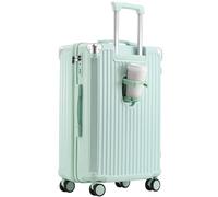 XDNHD Sua della valigia a guscio duro grigio da 20/24 pollici, custodia in cabina espandibile con design leggero, ruote tranquille durevoli per viaggi, affari, vacanze