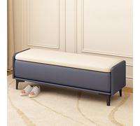 XDOPIRRS Storage Ottoman Bench, Waterproof Scratch Resistant Fabric Entryway Bench with Storage, Sturdy Wood Frame Footrest for Living Room Bedroom, End of Bed Bench(C,160cm/63in)