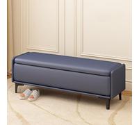 XDOPIRRS Storage Ottoman Bench, Waterproof Scratch Resistant Fabric Entryway Bench with Storage, Sturdy Wood Frame Footrest for Living Room Bedroom, End of Bed Bench(H,160cm/63in)