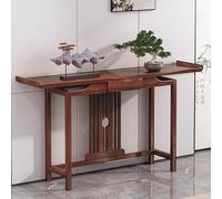 XDOPIRRS Tavolo da meditazione con spazio di archiviazione,tavolo per offerte con base in stile mobile cinese,tavolo da cerimonia per meditazione e preghiera(140cm/55.1in)