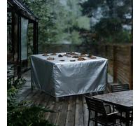 XDPBLM Telo Copertura Impermeabile per Mobili Giardino e Esterno Argento 215x45x65cm/LxWxH Protezione Completa Tutte le Stagioni Contro Pioggia e Neve, Telo Antipolvere per Tavoli e Divani da Esterno