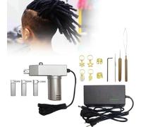 XDRGOOIUY Kit Macchina per dreadlocks, con 3 Fori, creatore di dreadlock per Capelli Umani Lunghi e Capelli Sintetici, 6-8-10mm -.