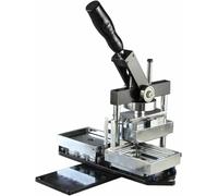 XDRGOOIUY Kit per Creare Badge magnetici Quadrati per Frigorifero, Macchina Fai da Te per Creare Bottoni da 2x2 Pollici, con taglierina per Carta e 100 Set di Materiali, Badge Magnetico con Foto