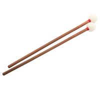 XDrum Bacchette Mazzuolo Battente per Timpano Bambù Feltro Coppia Diametro 3,5cm