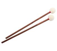 XDrum Bacchette Mazzuolo Battente per Timpano Bambù Feltro Coppia Diametro 4,3cm