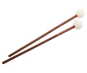 XDrum Bacchette Mazzuolo Battente per Timpano Bambù Feltro Coppia Diametro 4,3cm